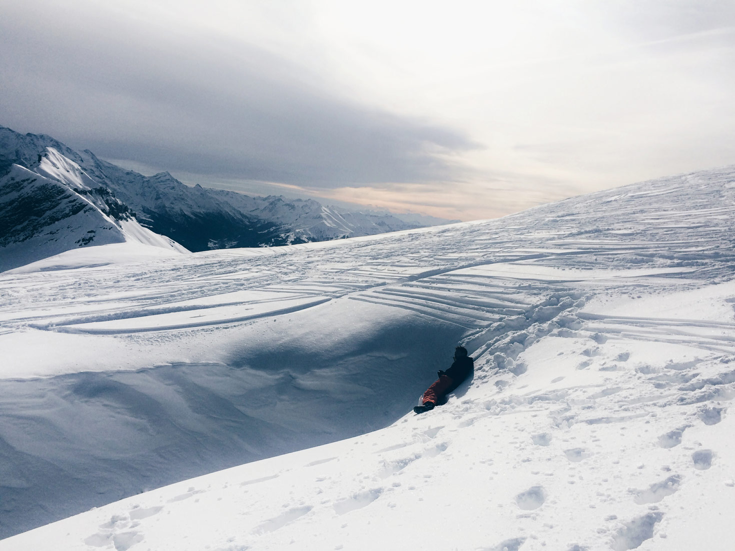 sitting in the ditch